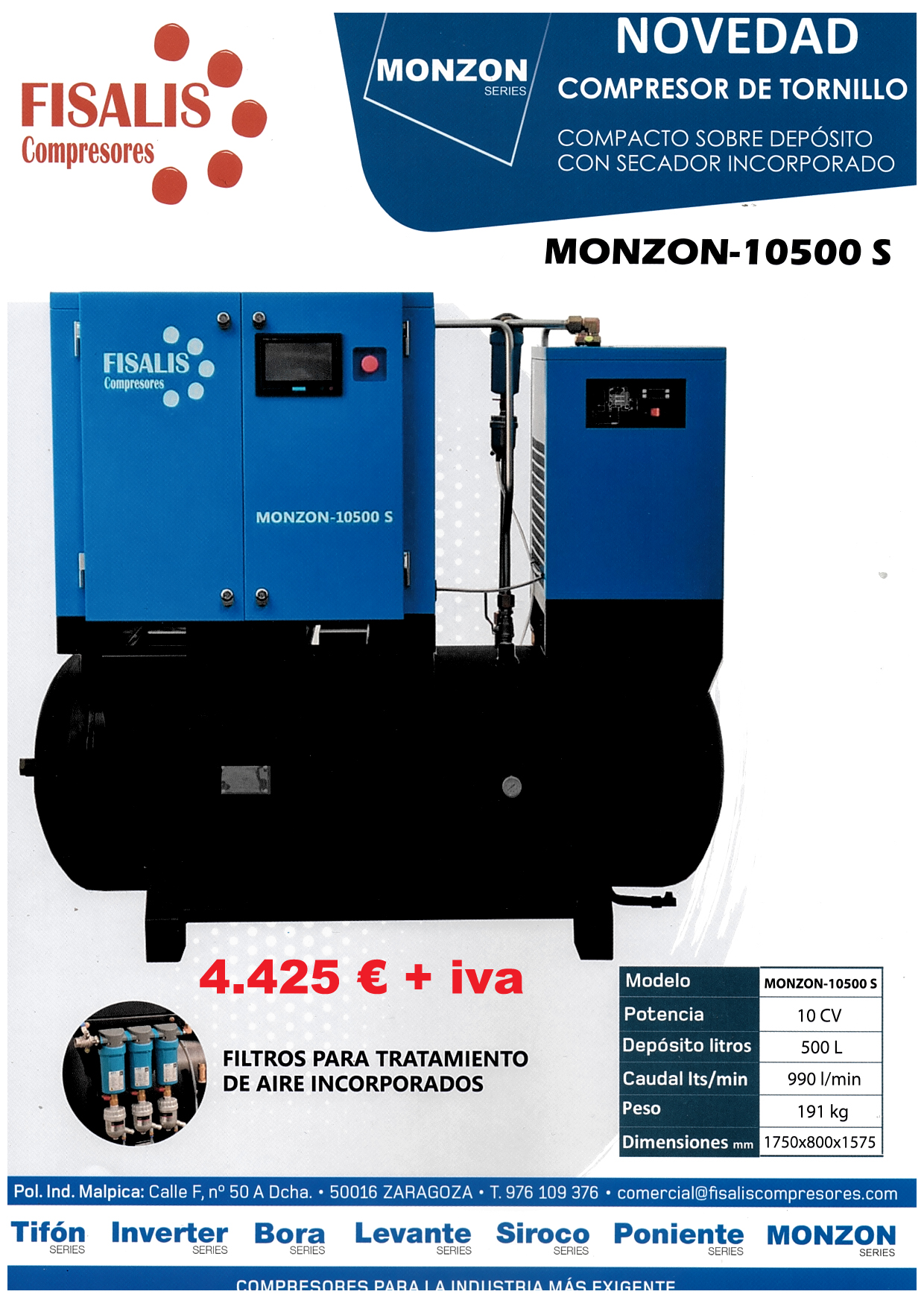 Oferta compresor de tornillo