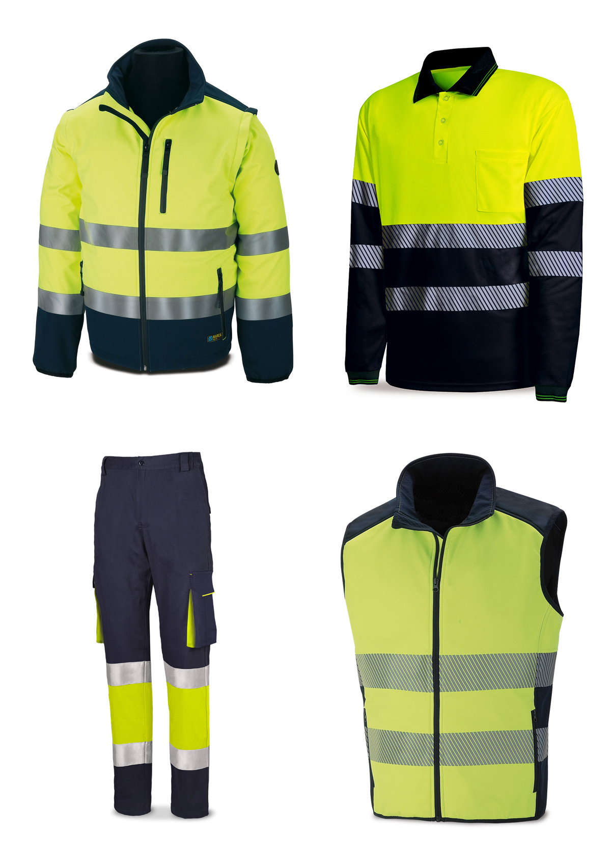 Gama ropa reflectante de alta visibilidad