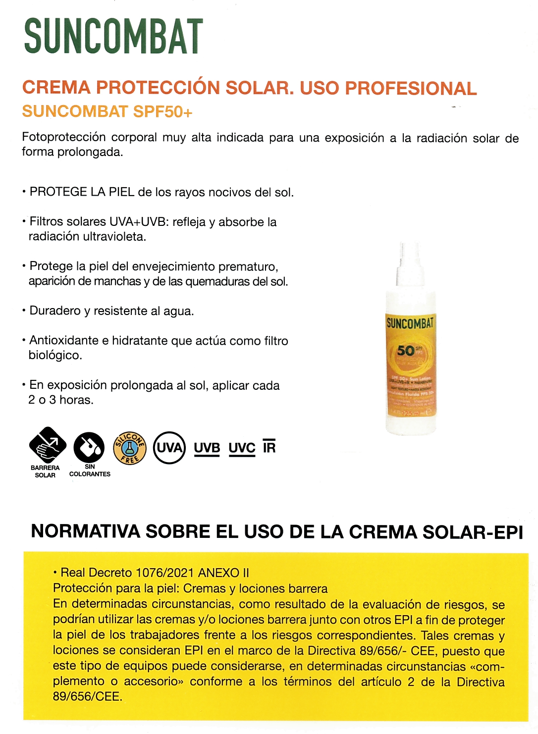 Protector solar - E P I